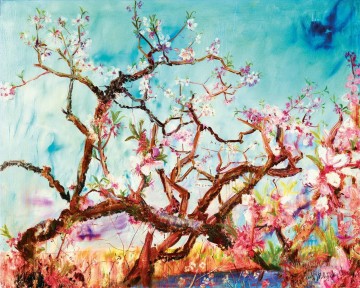 Peach Blossom 6 Modern Oil Paintings